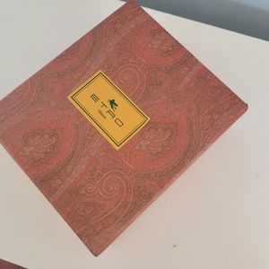 Authentic Etro green brocade change purse